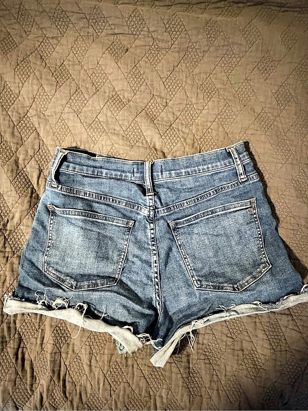 Madewell High-Rise Denim Shorts: Button-Front Edition Blue Waist 28